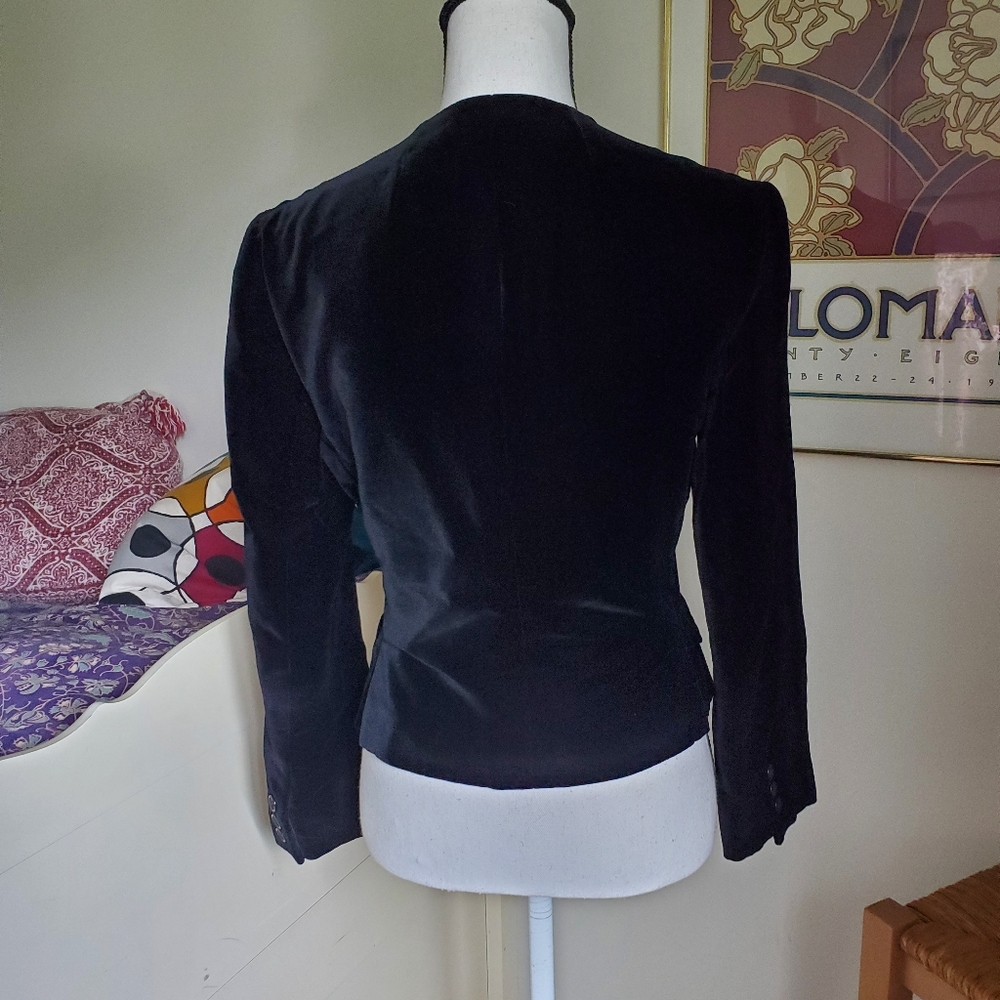 Vtg Nan Duskin Bill Blass Velvet Blazer - Picture 9 of 15